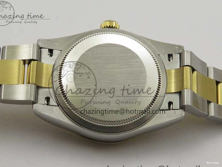 MiroTime 0520 ModernLook Datejust 31mm 278273 SS YG BP Maker Best Edition White MOP Diamonds Dial on SS YG Oyster Bracelet 2723